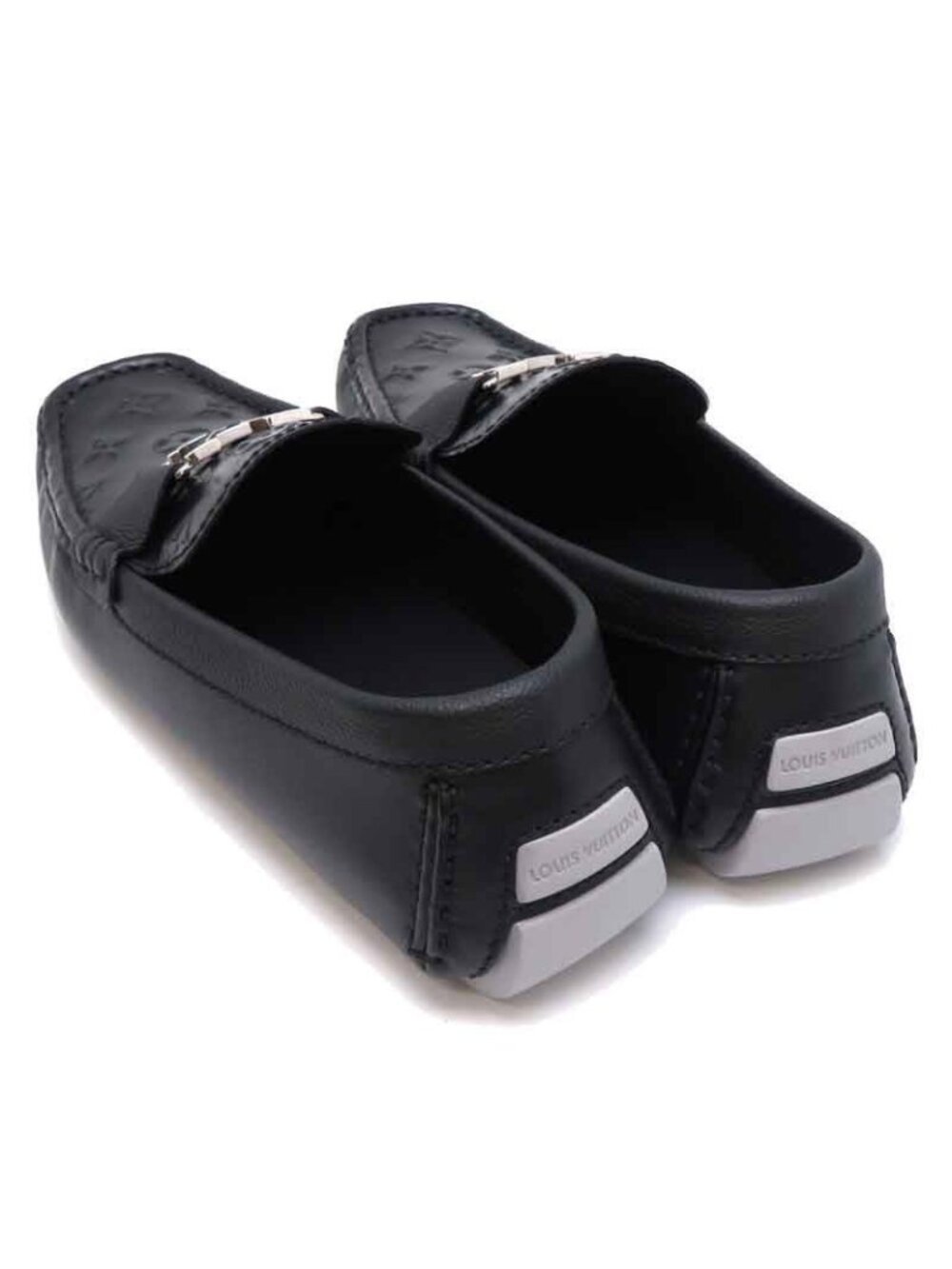 Louis Vuitton Monte Carlo Line Size 26.5 Black Loafers - Picture 2 of 9